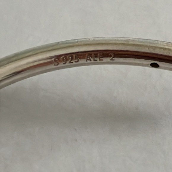 Sterling Pandora moon and stars cuff bracelet - Picture 3 of 9